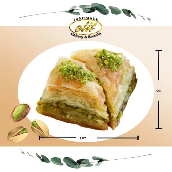 Dry Baklava with Pistachio