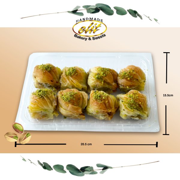 ELIT ミディエ・バクラヴァ 8個 - 500g Midye Baklava
