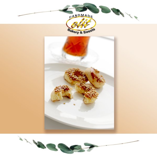 ELIT トルコの塩クッキー 約500g - Tuzlu Kurabiye - Image 3