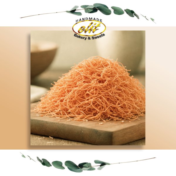 ELIT -トルコ料理【生】カダユフ 辛口 500g – ELIT Cig Tel Kadayif ACILI